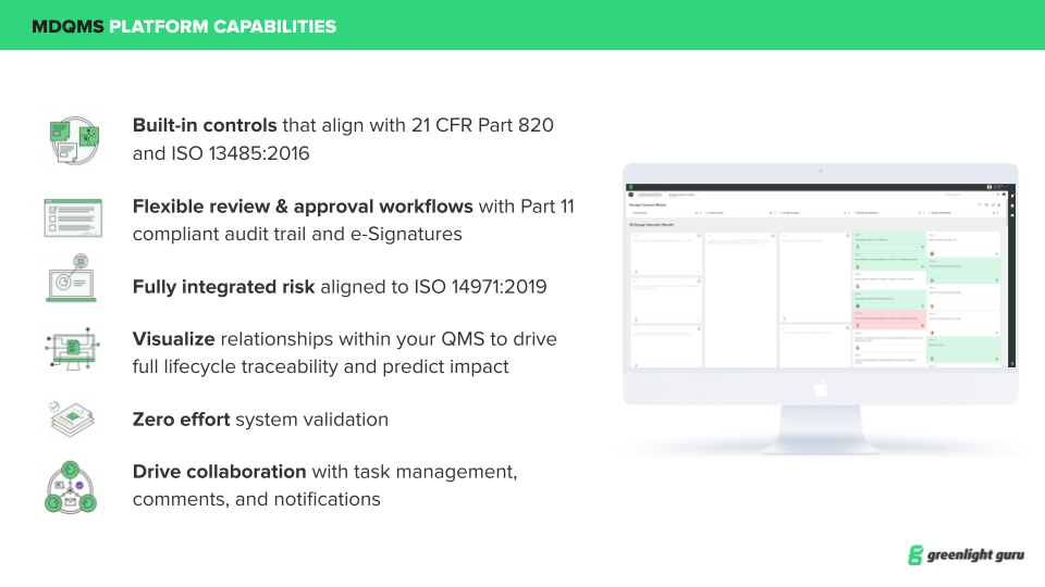 Complete Medical Device Quality Management Software Greenlight Guru